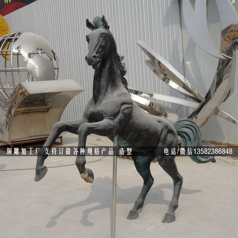 铜雕马雕塑供应价格,专业生产铜雕动物雕塑厂家,广场铜雕马雕塑制作